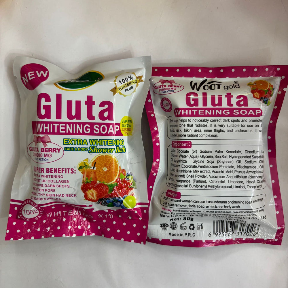 foreign trade bagged glutathione soap cleansing bath cleansing soap refreshing nourishing turmeric soap 80g
