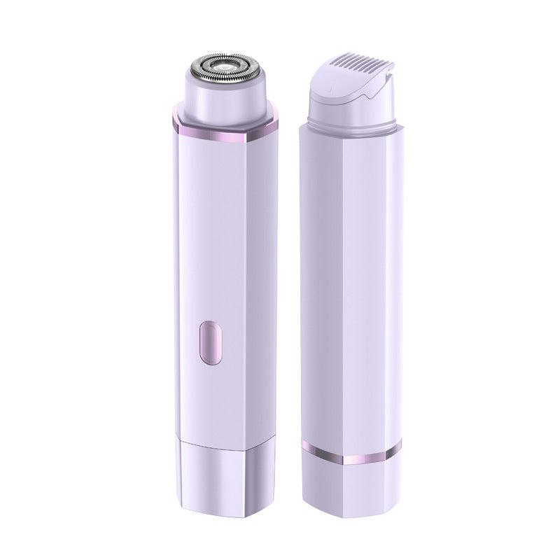 Women's electric epilator rechargeable body hair remover painless trimmer for pubic and intimate area hair removal - cross-border