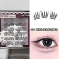 Gege bearkorean style girl group glue-free false eyelashes self-adhesive natureartificial mom-like lazy single cluster eyelashes