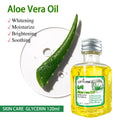 body oil for body and face, luminous moisturizing essential oil, coconut and olive skin care 120ml