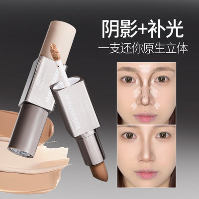 Makeup kakashow double-ended contour stick concealer stereo modification contour shadow nose shadow contour cream