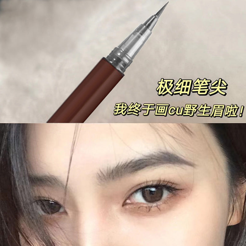 Biya liquid eyebrow pen - ultra-fine, waterproof, sweat-proof, smudge-proof, beginner-friendly, natural & defined wild brows