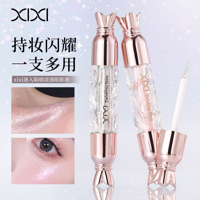 Xixi clear eye shadow liquid sequin pearlescent sparkling liquid eye shadow one drop of tear lying silkworm eye corner brightening liquid
