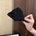 Sense of design red fabric hairpin female back of head gripper large classy triangle shark clip hairpin headwear