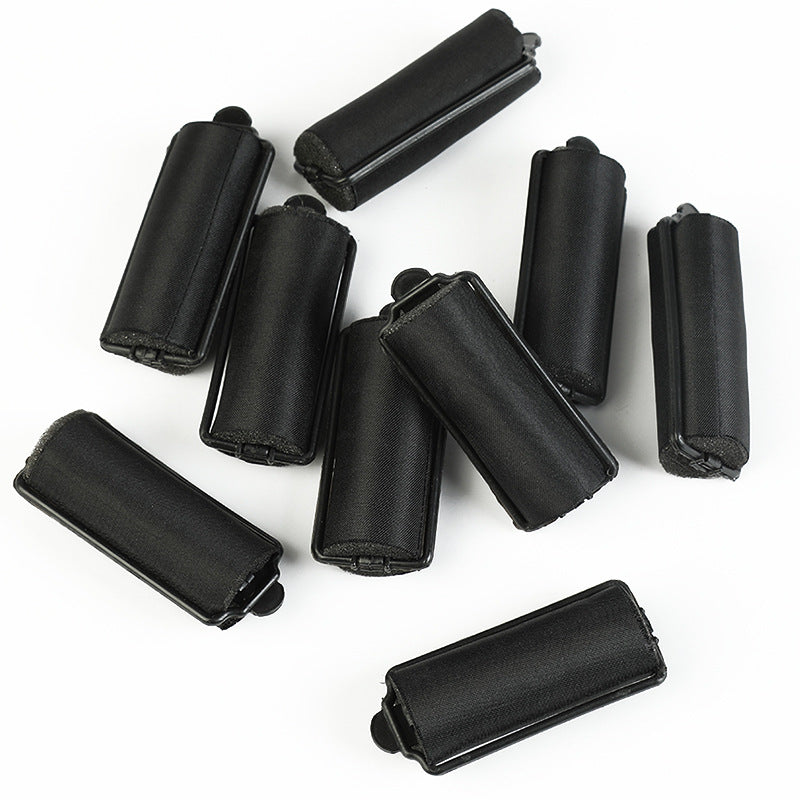 Personalized cloth-covered sponge curling iron buckle diy curling barrel bangs hair-styling hairdressing tool can be customized and labeled