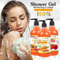 500ml shower gel, silky and smooth skin, rich foam, refreshing, moisturizing, gentle cleansing, export
