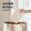 Portable makeup mirror with led light - compact, foldable, and stylish for travel, ins-inspired design, includes carrying case, perfect for dorms and students