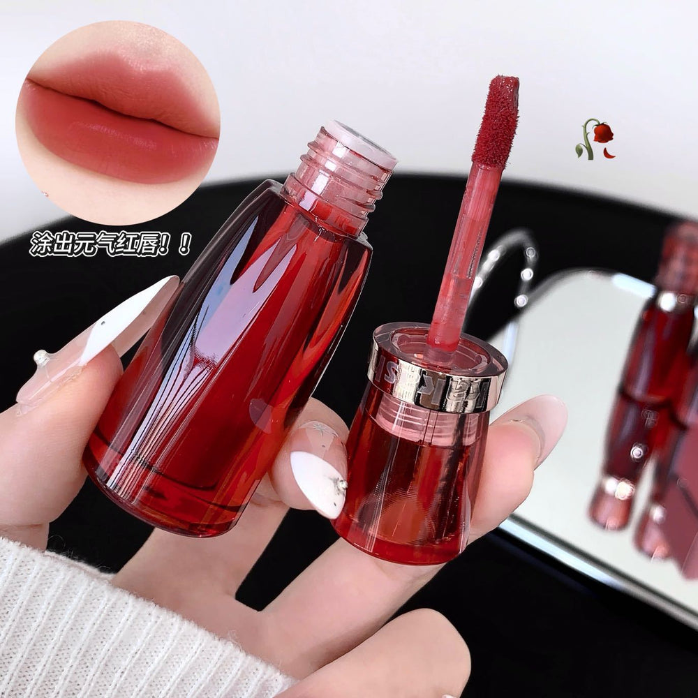 Makeup kakashow matte soft light lip glaze velvet matte matte not easy to fade daily makeup whitening lipstick