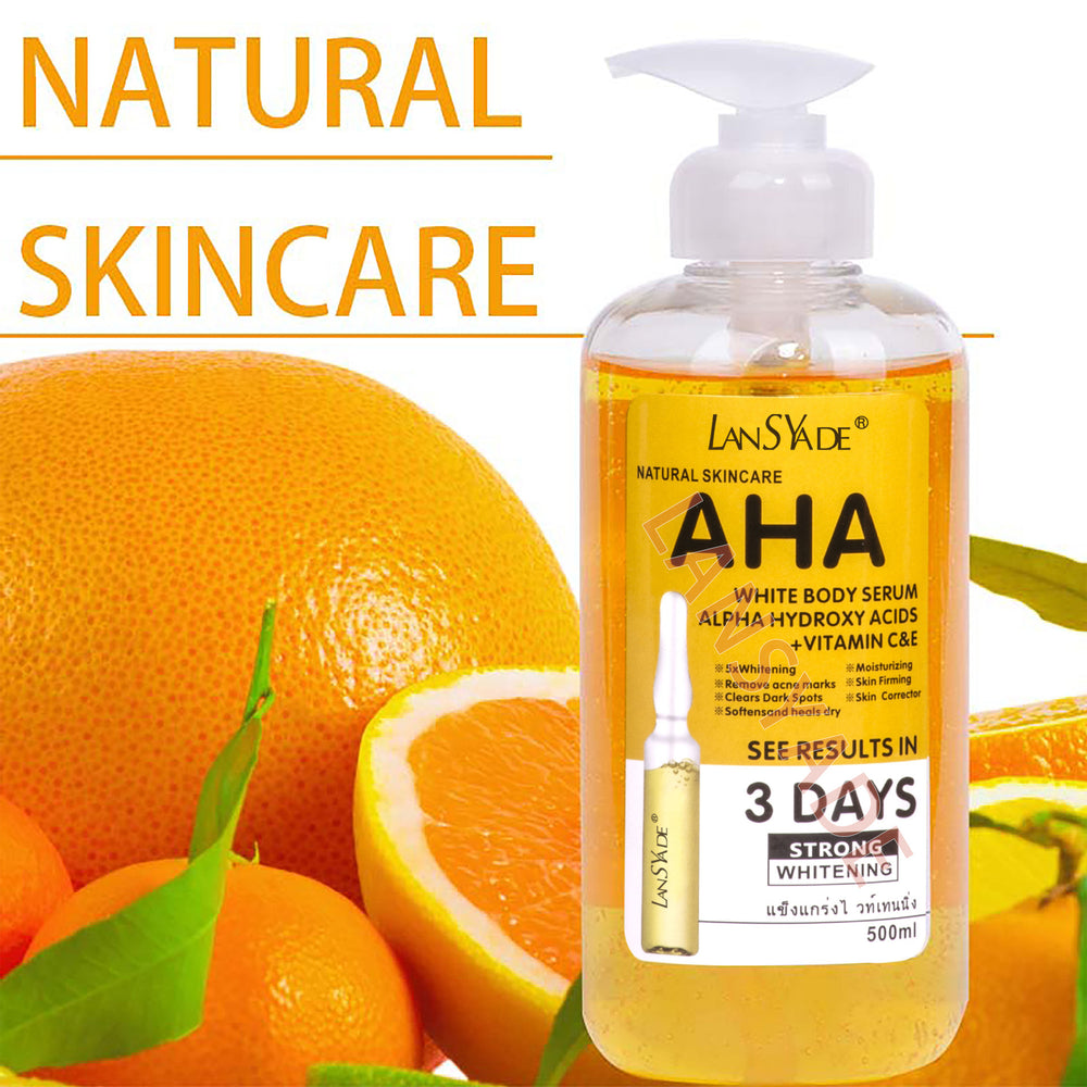 aha original solution vitamin c ampoule essence fruit acid moisturizing repair brightening skin blackening serum 500ml