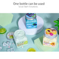square bottle rice scrub to remove dead skin, clean fruit scrub to remove chicken skin, rose exfoliating cream 350g