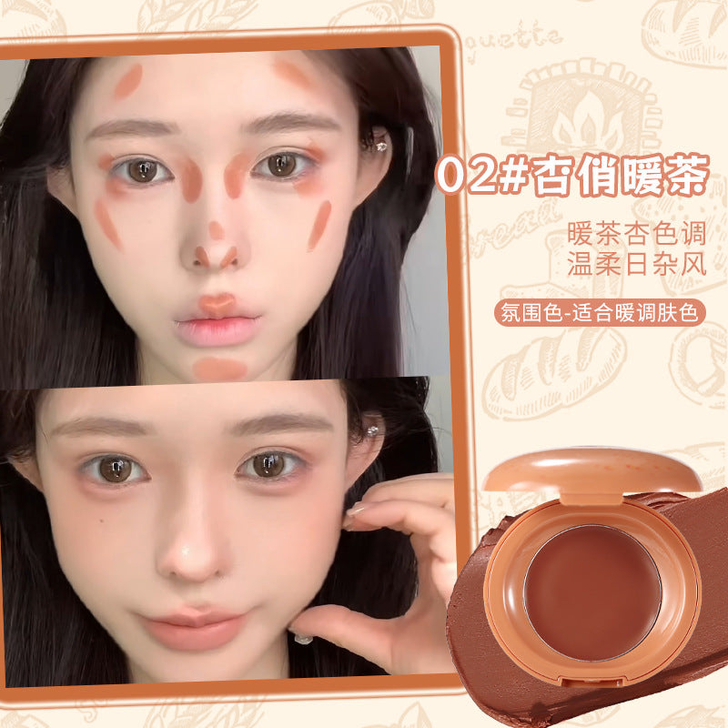 Makeup xixi cookie milk candy multi-purpose powder cream - affordable natural nude makeup for students - enhances complexion - lip clay & blush cream