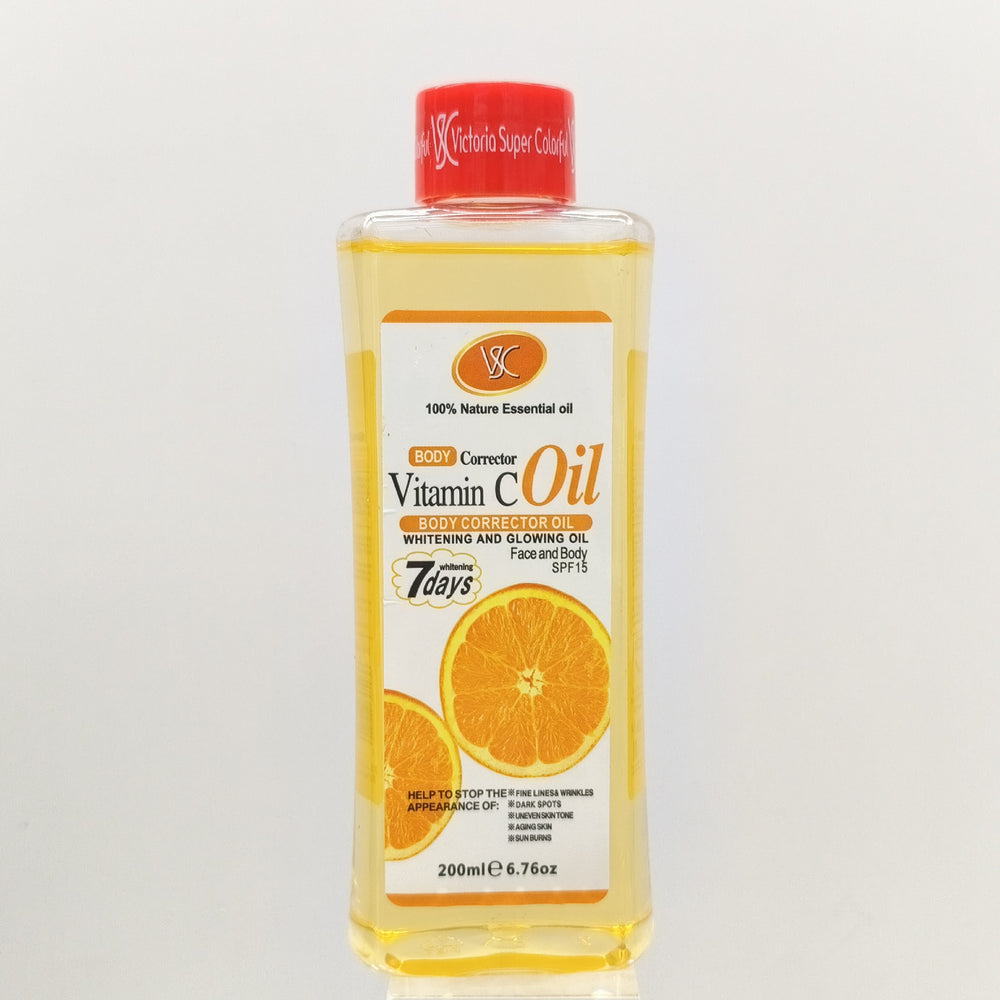 popular red cover 7 days vc rose brightening and repairing essential oil body massage massage turmeric oil 200ml foreign trade