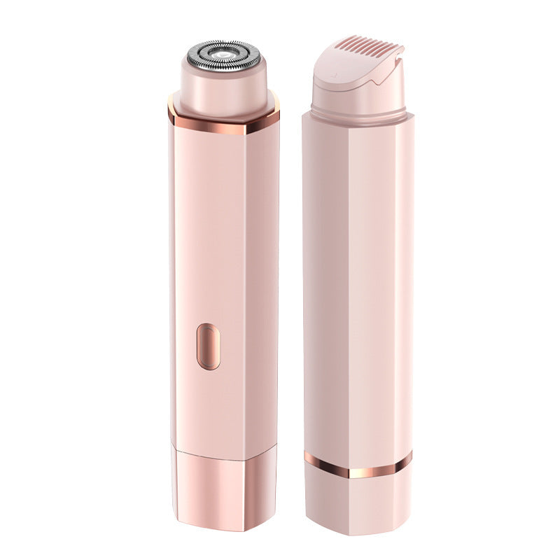 Women's electric epilator rechargeable body hair remover painless trimmer for pubic and intimate area hair removal - cross-border