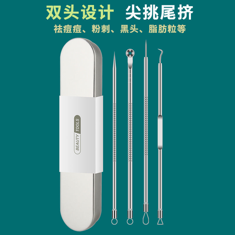 Cell clip blackhead removal acne needle suit acne removal acne needle tweezers precision acne clip squeeze acne tool handy gadget