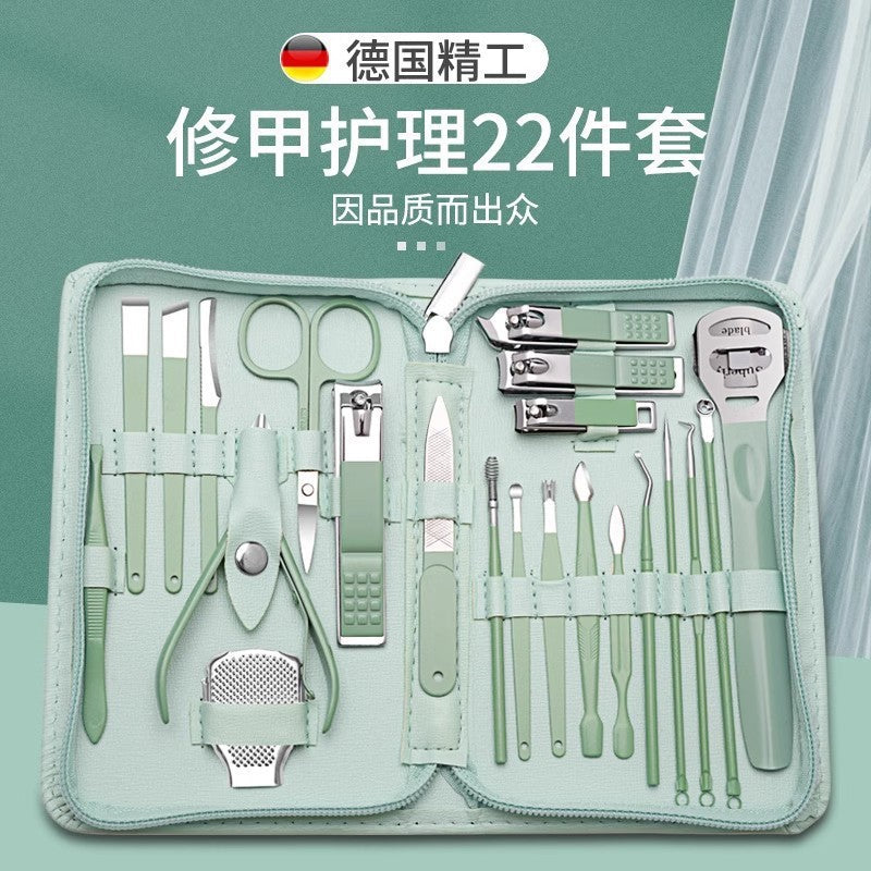 Ready-to-ship nail clipper set, nail scissors kit, nail clippers, pedicure tools, beauty set 7-piece set, earwax removal tool