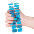 Zhengxiang custom gel nail stickers - waterproof uv gel therapy nail art stickers - 3d glitter, cat eye, and sparkle nail decals - european & american style