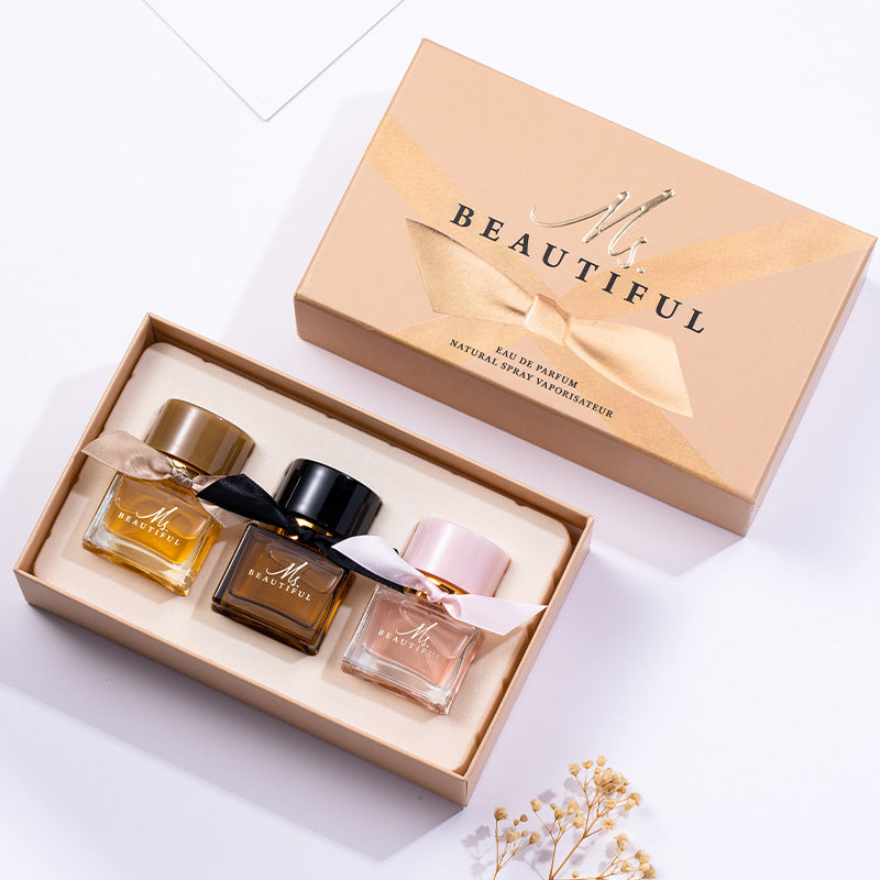 Floral whispers gift set: women's perfume four-piece set - wholesale perfume, long-lasting eau de toilette, recommended black coffee perfume for women