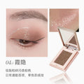 Makeup novo hengyao rongguang single color eye shadow powder pearlescent flash fine shimmer stereo brightening highlighter powder multi-purpose in one plate