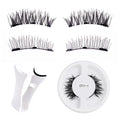 popular magnetic false eyelashes, glue-free, one-piece magnetic suction set, fox eyelashes, flatness magnetic