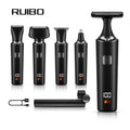 Digital display men's personal care trimmer - multifunctional hair removal & grooming kit for wet & dry use