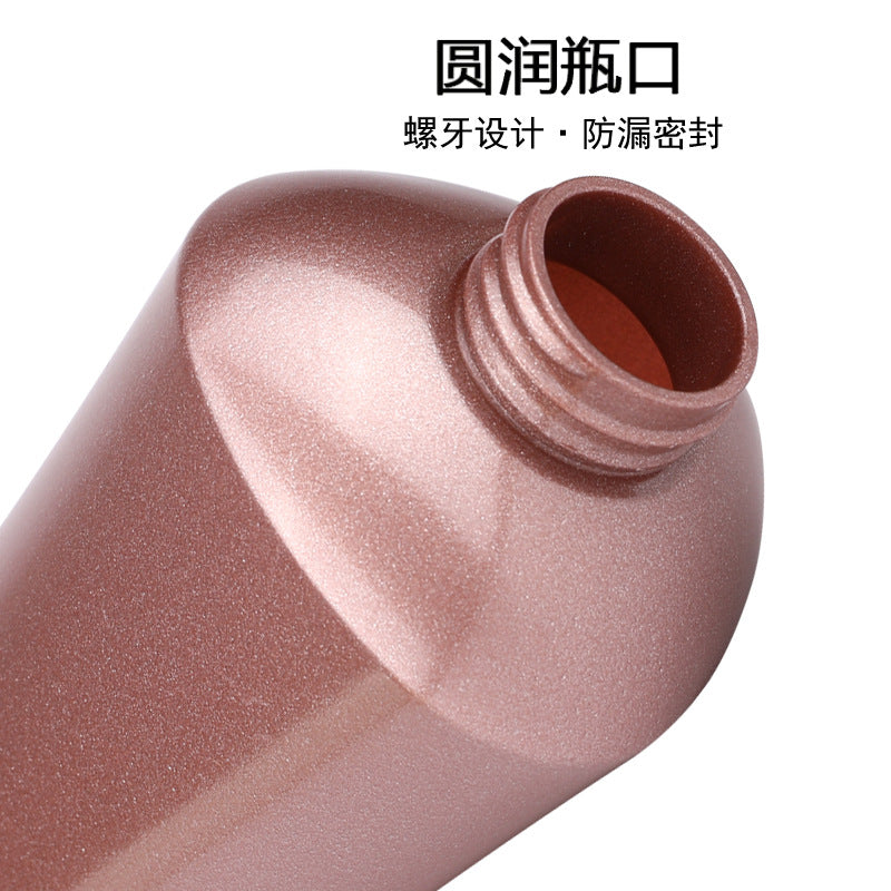 300/500ml press-pump dispenser bottle for hair & body care - blow-molded empty bottle for conditioner, shampoo, body lotion, and shower gel - plastic bottle