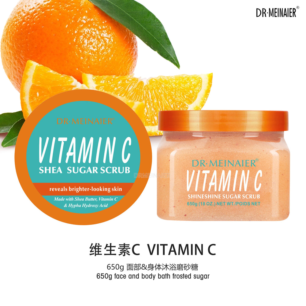 foreign trade fruit scrub sugar bath salt exfoliating chicken skin whole body bath salt wet salt vc sugar scrub 650