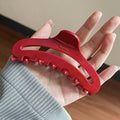 Frenchretrocut out clip large imitation acetic acid hair clip fashion back head hair shark clip hairpin headwear