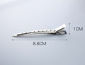 Hairdressing duckbill clip hair salon tool color steel partition clip hair clip large stainless steel positioning clip wholesale