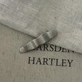 Cold style hairpin metal silver wavy line hairpin side bangs clip female forehead broken hair duckbill clip headwear