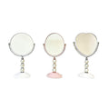 Luxury double-sided vanity mirror with pearl accents - elegant desktop makeup mirror for women, european style, magnifying, high-definition princess mirror