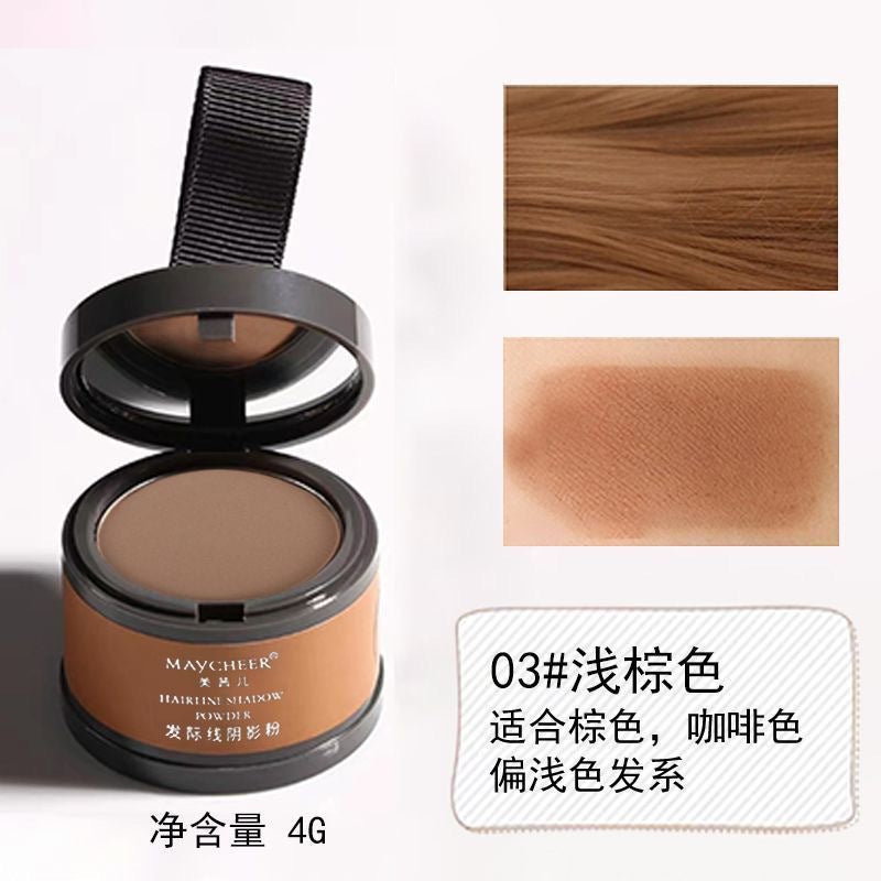 Makeup meixier hairline powder shadow powder modify hair replacement fill hair seam forehead sideburns contouring powder