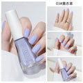 New nail polish: peel-off, no-bake, water-based, odorless, glossy, clear nail polish - spring/summer collection