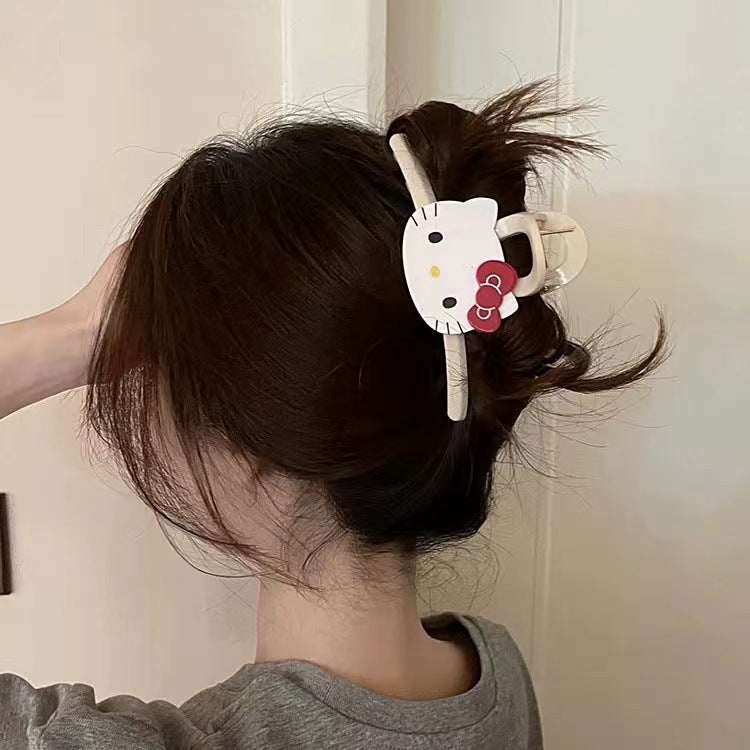 Cute cartoon claw clip for women, 2025 summer new arrival, high-end style, back of head elegant hair styling clip, animal hair clip for women