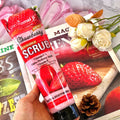 strawberry scrub 350g deep cleansing exfoliating cleansing chicken skin facial body scrub bath salt