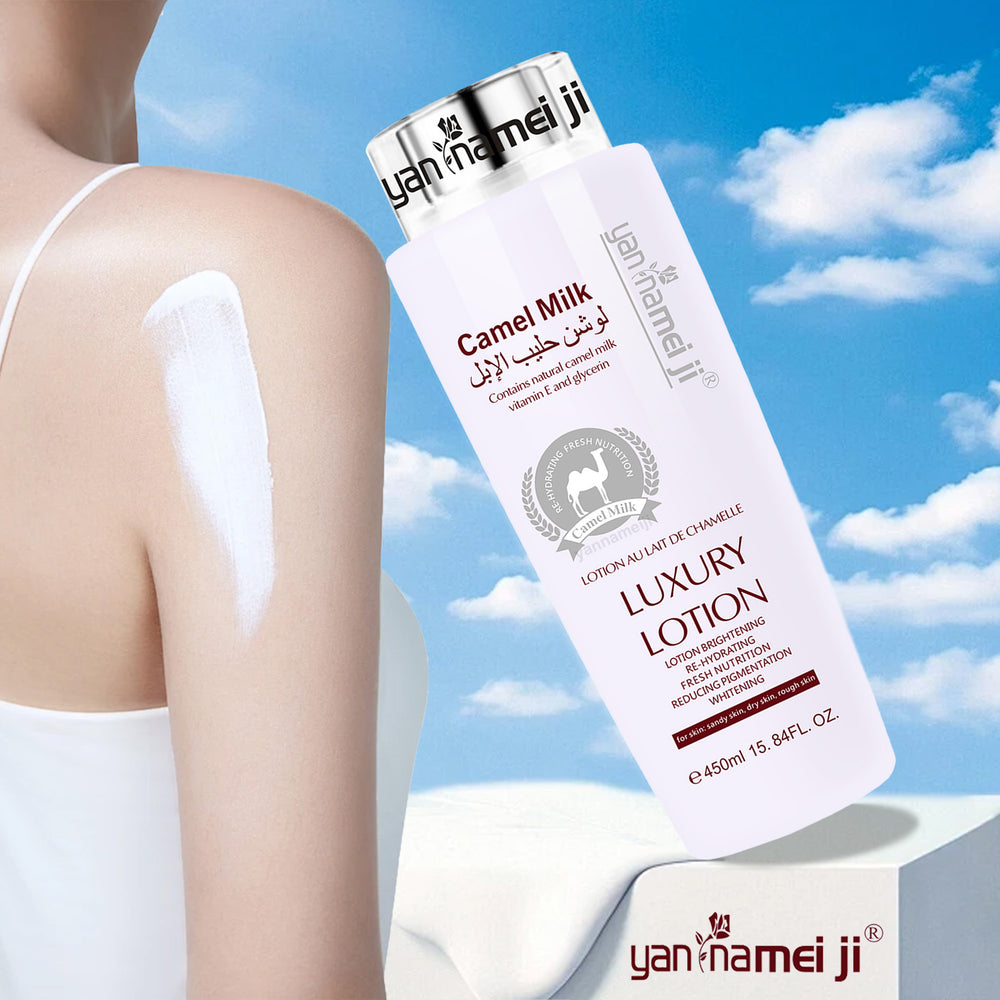 camel milk saves skin lotion vitamin e brightening hydrating moisturizing body lotion 450ml foreign trade
