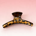 High gloss clothes hanger dark leopard print [13cm]