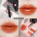 Gege bear ice glaze double-ended lip glaze mirror water-glossy transparent lip oil matte matte whitening lipstick