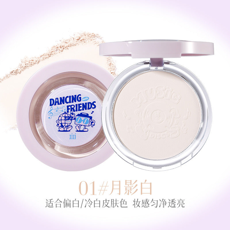 Xixi punk future soft focus powder set makeup oil control concealer no powder no makeup waterproof sweatproof honey powder