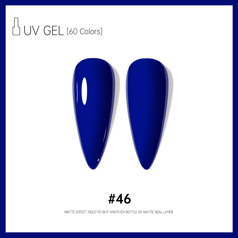 Risyal cross-border exclusive: 60 colors of 15ml gel nail polish - includes basic gel, cat eye gel, and more