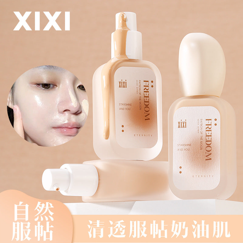 Makeup xixi flawless long-lasting liquid foundation concealer waterproof not easy to remove makeup not stuck powder dry oily skin cream foundation