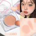 Makeup xixi tea peach heart single color blush expansion and contraction color matte nature to enhance complexion contouring blush palette