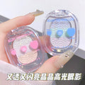 Xixi glass fantasy tower highlight disc mashed potato highlight powder explosive fine shiny chameleon gradient eyeshadow palette