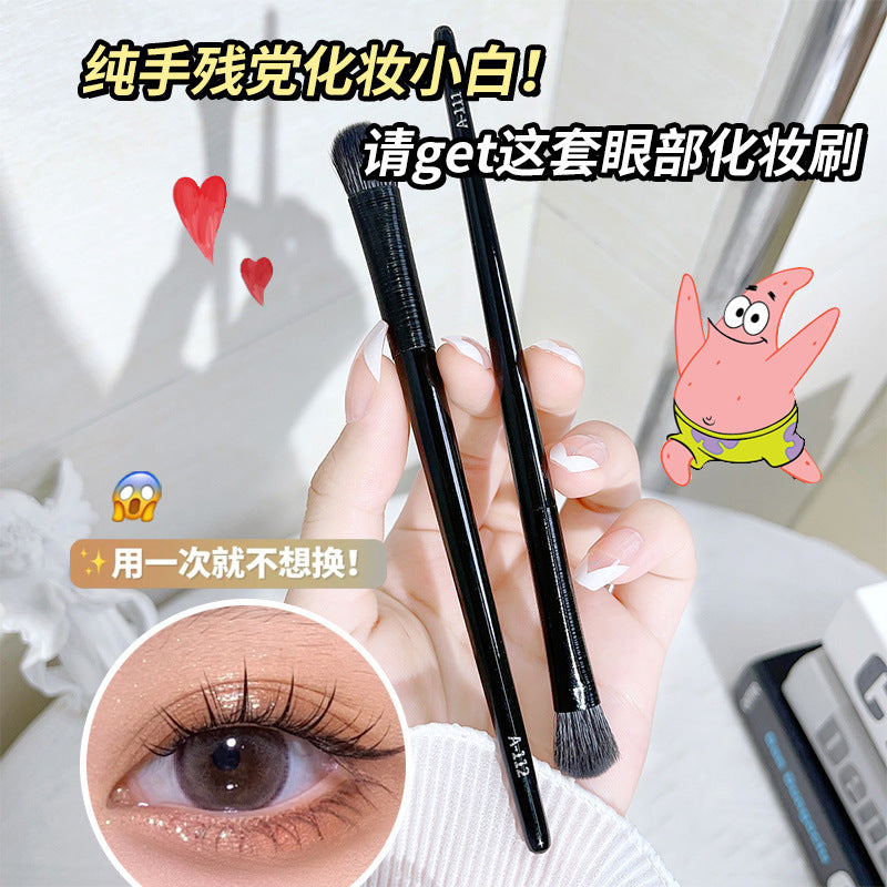 Jonbos wooden handle eyeshadow brush fiber hair large detail tapered silkworm brush eye smudge brush makeup brush eye makeup