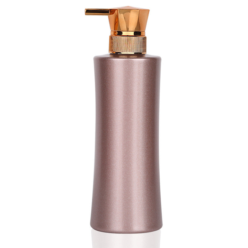 High-end 500ml wash & care travel bottles - flat shoulder pet plastic empty bottles with pump for lotion, shampoo, and body wash
