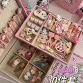 Cute girl cat hair clips randomly distributed in a pack of 30