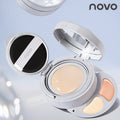 Novo cloud fat glowing cushion powder cream concealer two-in-one soft focus concealer long-lasting waterproof anti-sweat and not easy to remove makeup