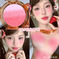 Xixi maoqu baking two-color gradient blush expansion and shrinkage color brightening and contouring all-in-one palette nature nude makeup rouge