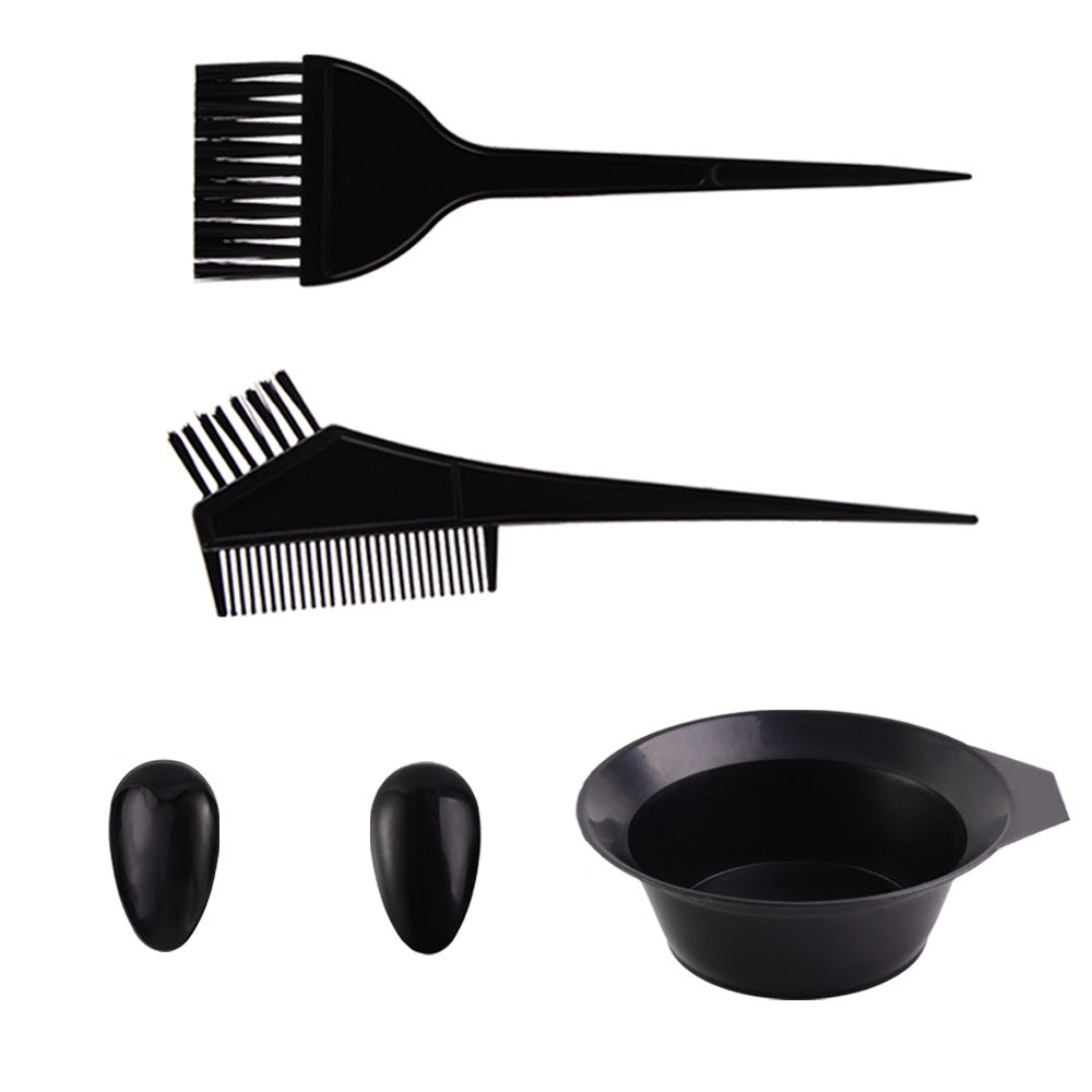 Hair dyeing set tools, baking oil hairdressing supplies, disposable set, hair salon gloves, cloth, hair dyeing comb, complete cross-border set