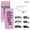 new product magnetic false eyelashes 2 pairs european and american upgraded positioning magnetic eyelashes a whole box flatness wholesale