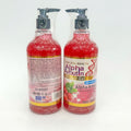 export arbutin pearlescent shower gel 500ml - rich lather cleansing aha fruit acid fragrance shower gel